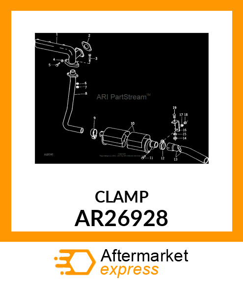 CLAMP WITH SCREW AR26928