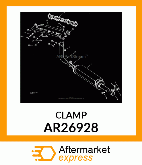 CLAMP WITH SCREW AR26928