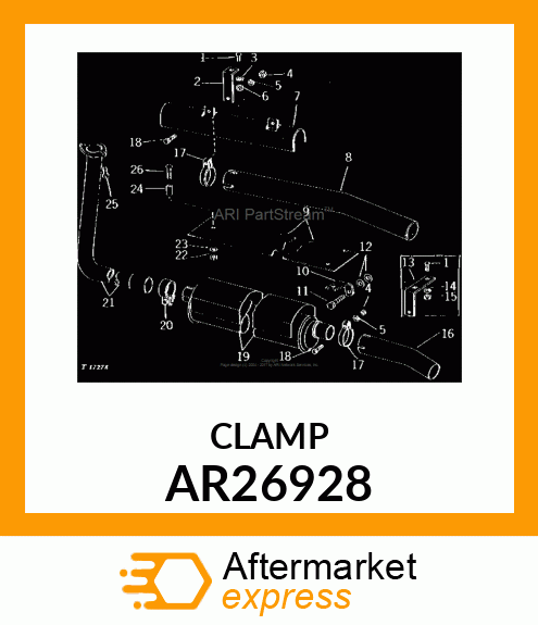 CLAMP WITH SCREW AR26928