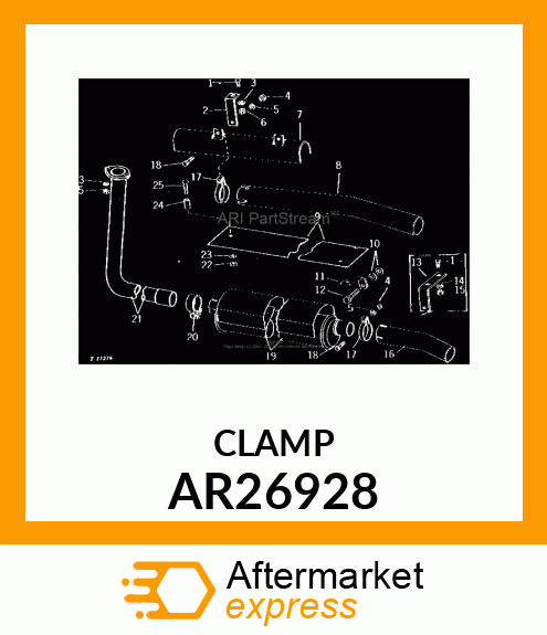 CLAMP WITH SCREW AR26928