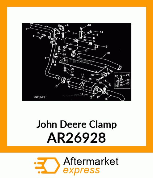 CLAMP WITH SCREW AR26928