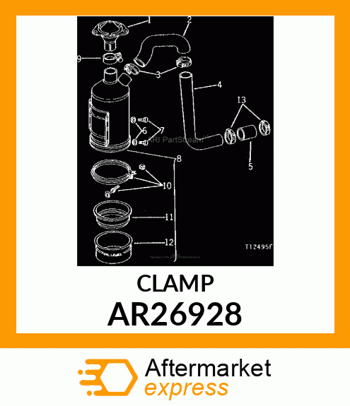 CLAMP WITH SCREW AR26928