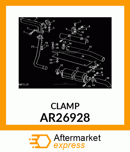 CLAMP WITH SCREW AR26928