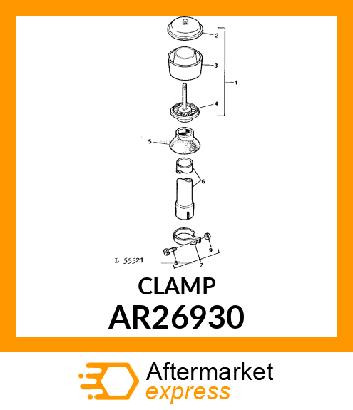 CLAMP WITH SCREW AR26930