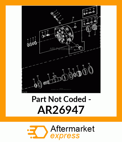 Part Not Coded - AR26947