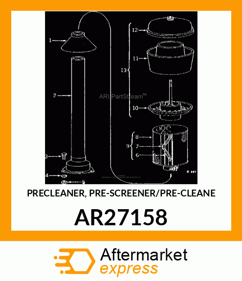 PRECLEANER, PRE AR27158