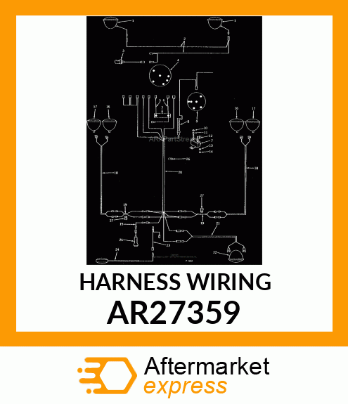 HARNESS WIRING AR27359