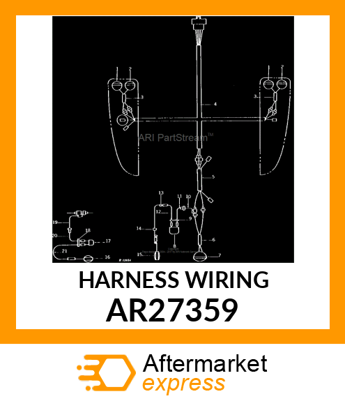 HARNESS WIRING AR27359