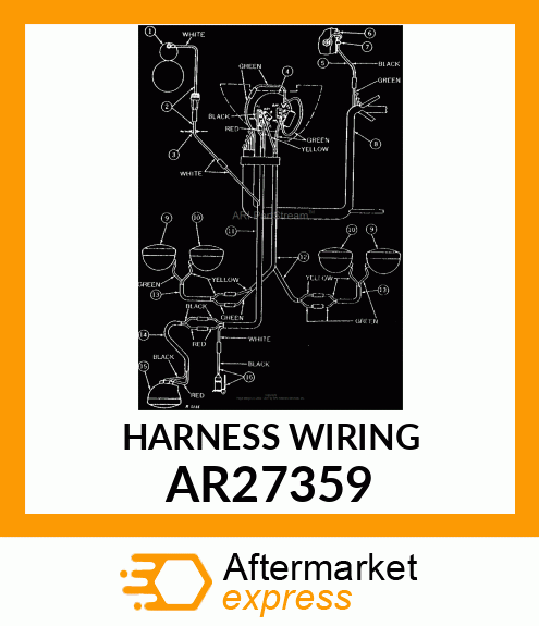 HARNESS WIRING AR27359