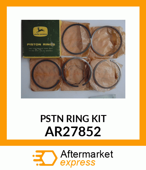 RING PISTON ASSEMBLY/PARTS//DIESEL AR27852