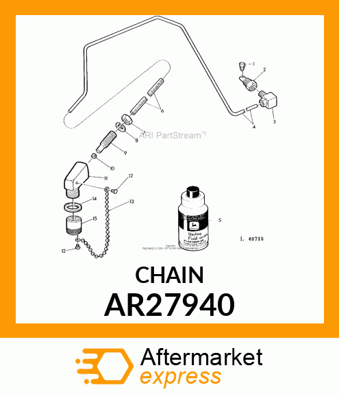 CHAIN WITH COUPLINGS AR27940