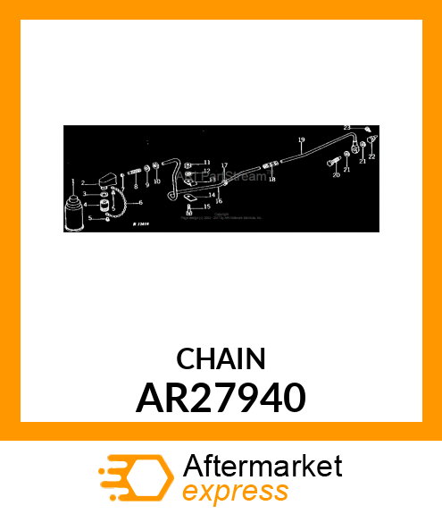 CHAIN WITH COUPLINGS AR27940
