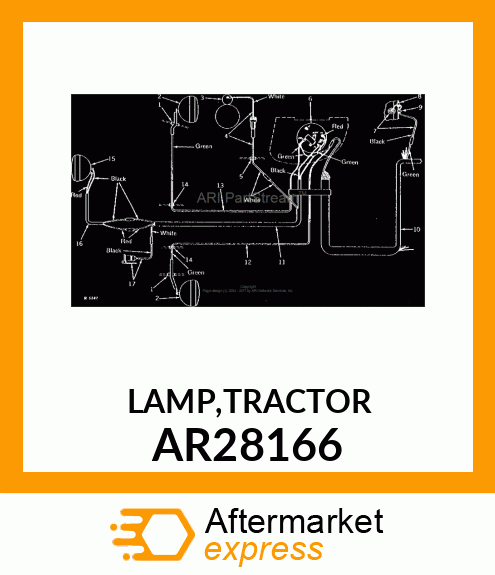 LAMP,TRACTOR AR28166