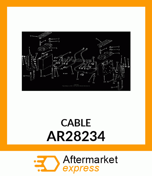 BATTERY CABLE AR28234