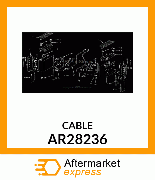 BATTERY CABLE AR28236