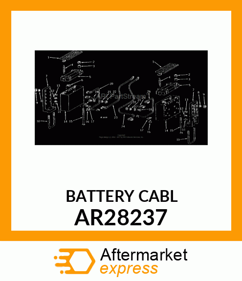 BATTERY CABLE AR28237