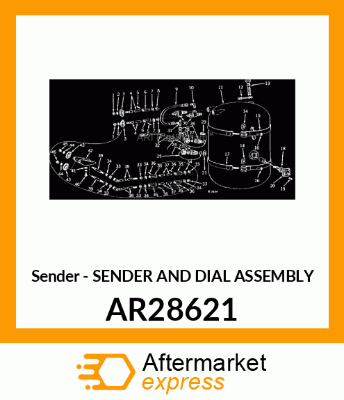 Sender - SENDER AND DIAL ASSEMBLY AR28621