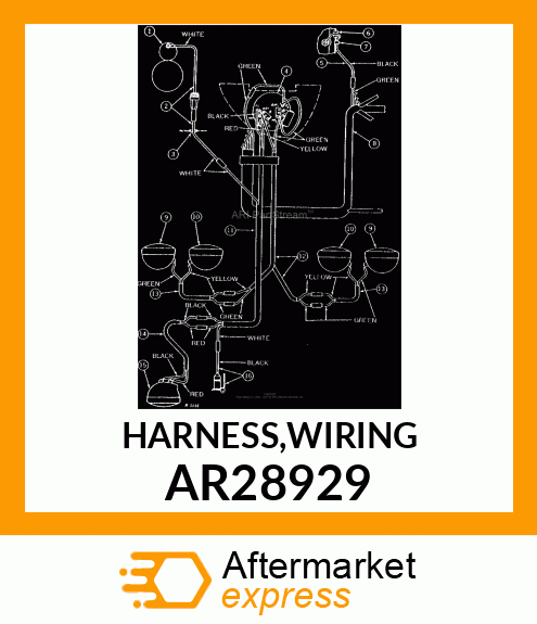 HARNESS,WIRING AR28929
