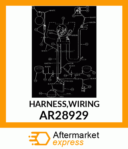 HARNESS,WIRING AR28929
