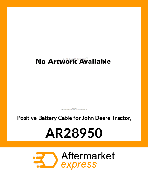 BATTERY CABLE AR28950