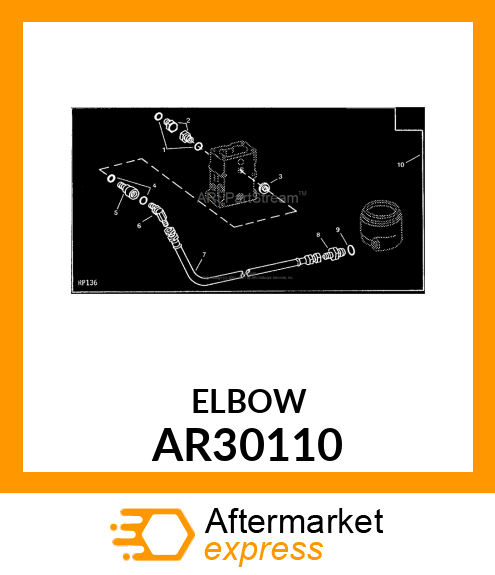 ELBOW 90 DEGREE ADJUSTABLE AR30110