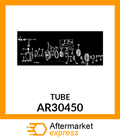 OIL LINE, VENTILATOR INLET AR30450