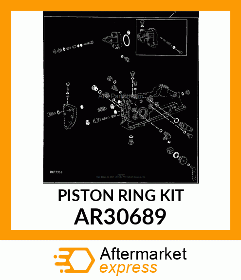 Kit - KIT ROCKSHAFT PISTON COVER AND (Part is Obsolete) AR30689