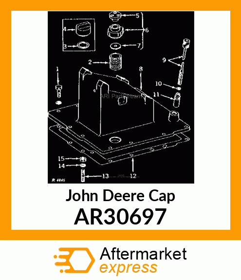 CAP TRANSMISSION OIL FILLER WITH AR30697