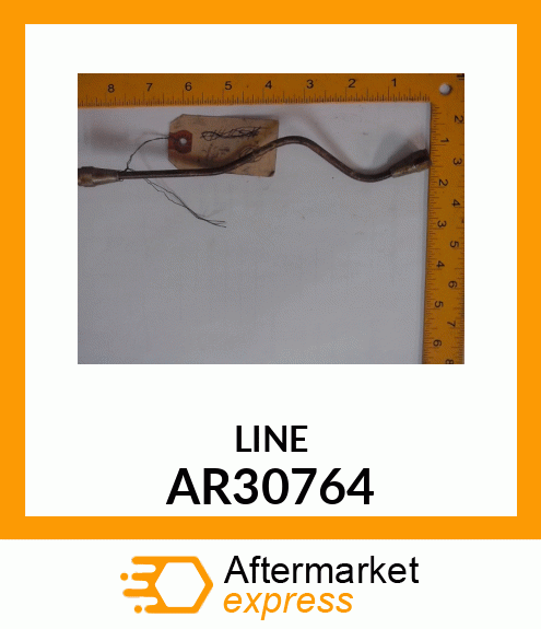 OIL LINE, BRAKE PRESSURE UPPER AR30764