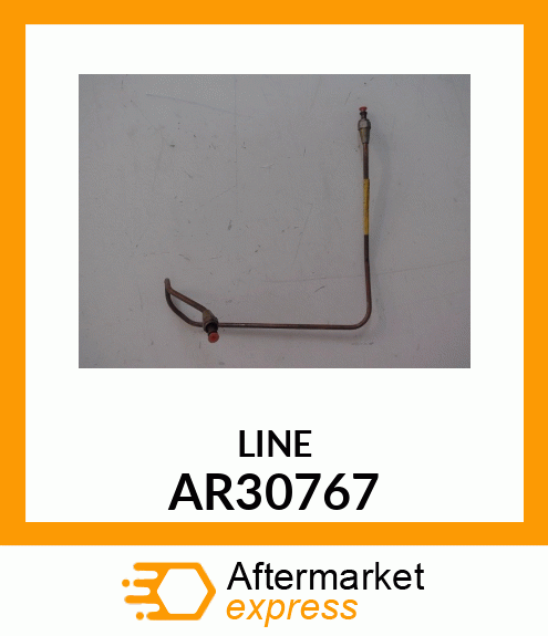 OIL LINE, BRAKE PRESSURE LOWER AR30767