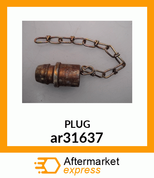 PLUG,DUST WITH CHAIN ar31637