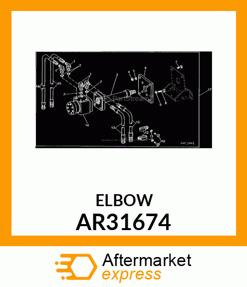 ELBOW,90 DEGREE ADJUSTABLE AR31674