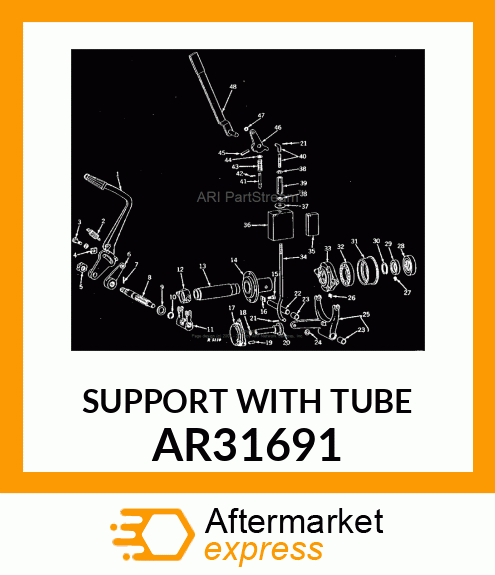 SUPPORT WITH TUBE AR31691