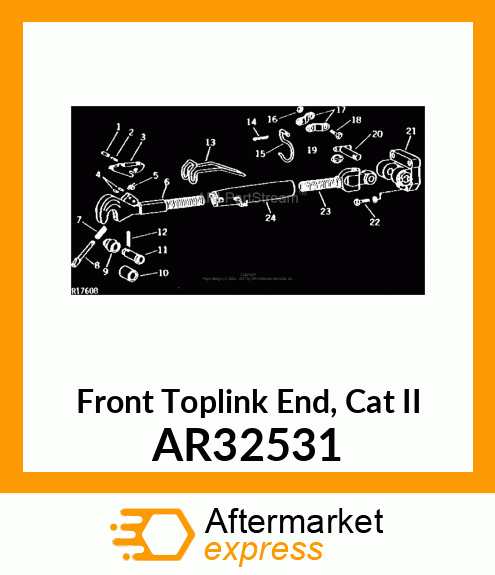 LINK END, END CENTER,LINKamp;PIVOT ASY AR32531