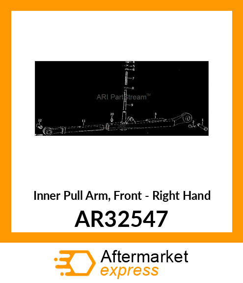 Tube - TUBE DRAFT LINK ASSEMBLY RH AR32547