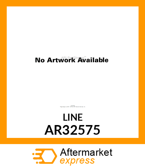 OIL LINE, OIL AR32575