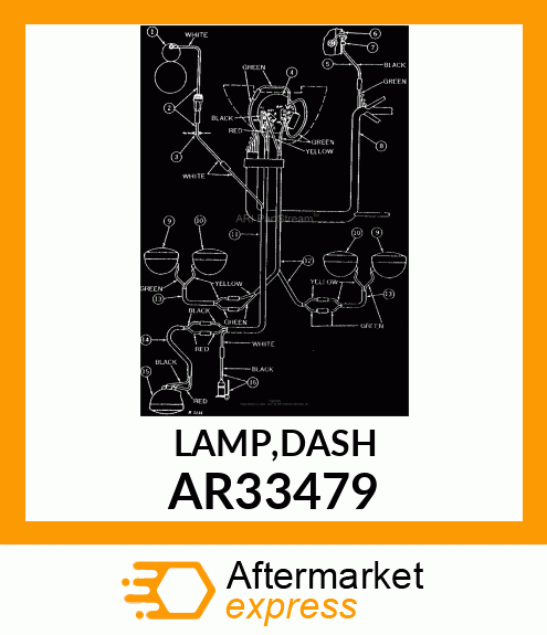 LAMP,DASH AR33479