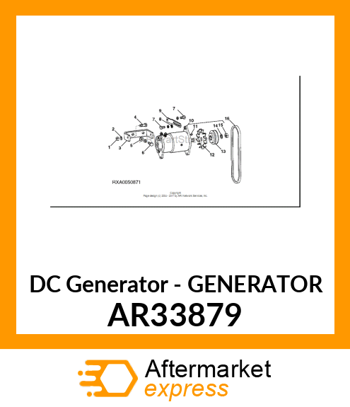 DC Generator - GENERATOR AR33879