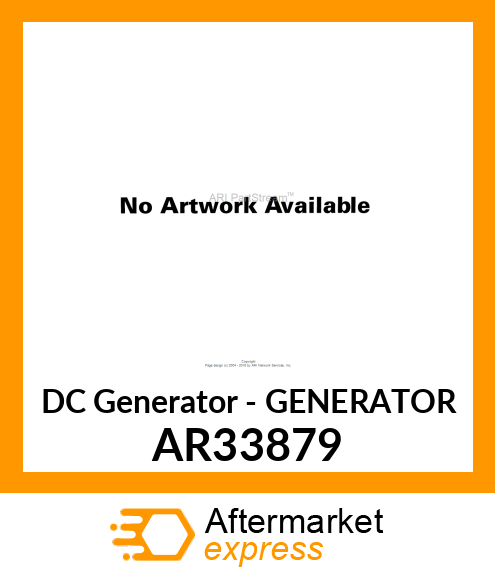 DC Generator - GENERATOR AR33879