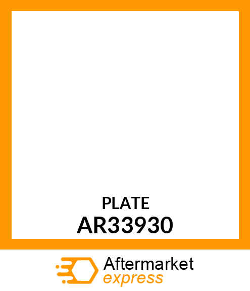 Plate - PLATE,BRAKE BACKING,WITH FACING AR33930