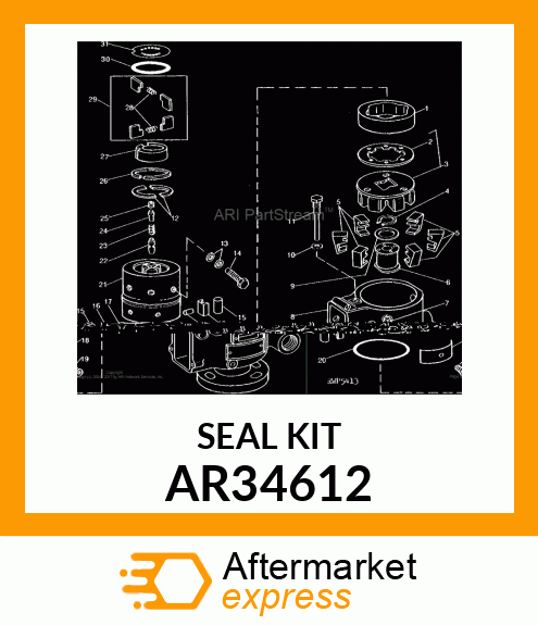 Gasket Kit - KIT,OVERHAUL GASKET AR34612