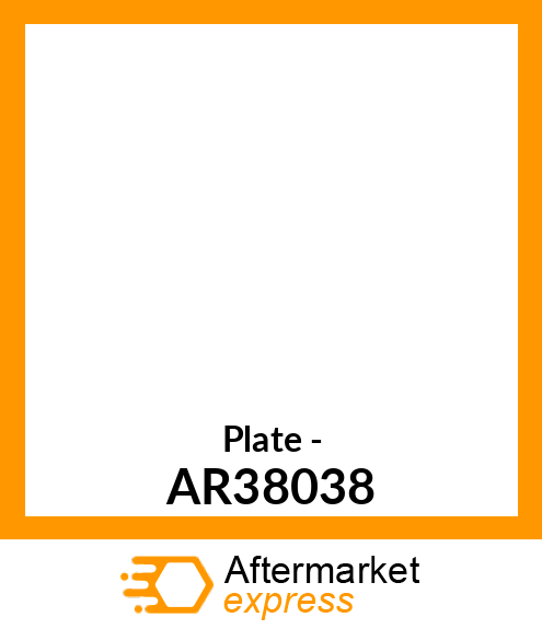 Plate - AR38038