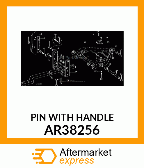 PIN WITH HANDLE AR38256