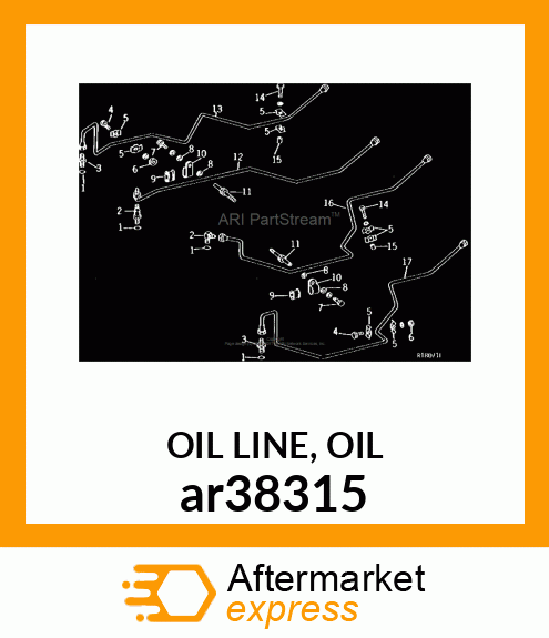 OIL LINE, OIL ar38315