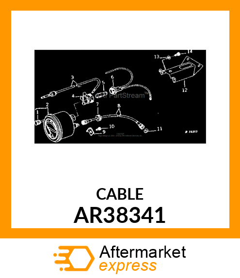 CABLE,TACHOMETER AR38341