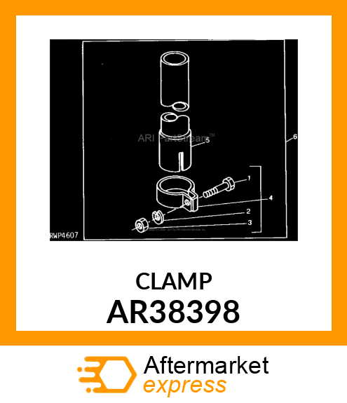 CLAMP WITH SCREW AR38398
