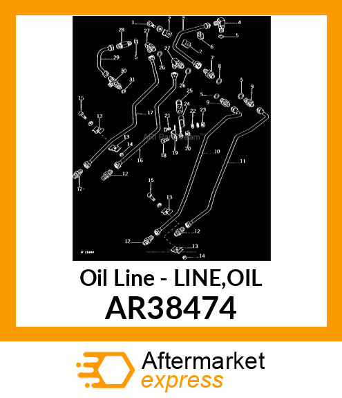 Oil Line - LINE,OIL AR38474