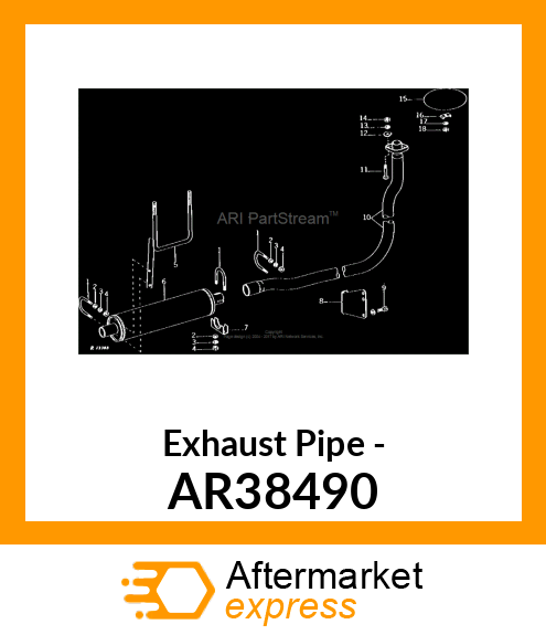 Exhaust Pipe - AR38490