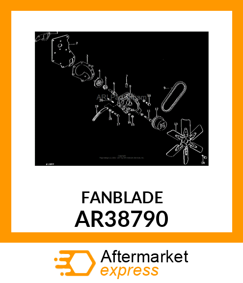 FAN, ASSEMBLY AR38790