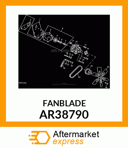 FAN, ASSEMBLY AR38790